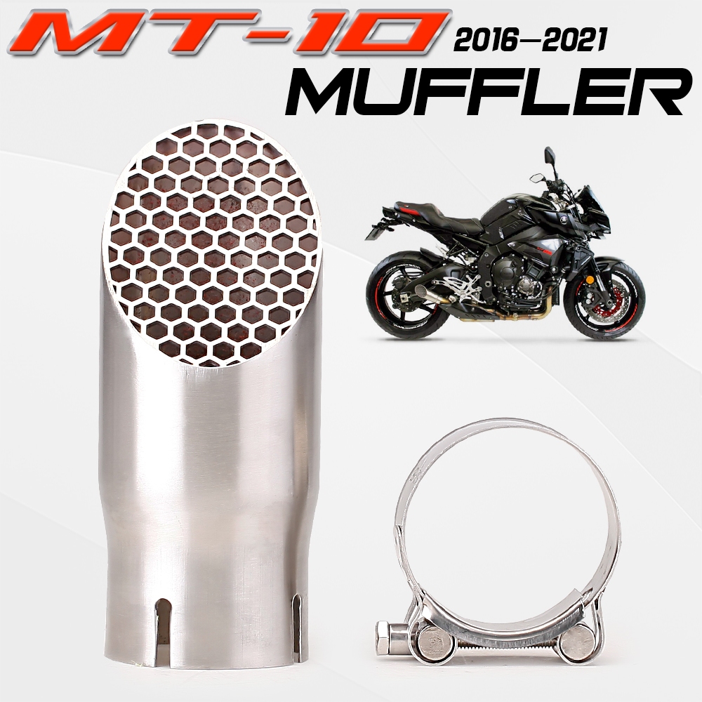 เหมาะสําหรับ Yamaha MT-10 MT10 FZ10 MT10SP 2016-2021 ตาข่าย Racing Line ท่อไอเสียตําแหน่งเดิม ราคา ถูกที่สุด ดีลบีเคเค