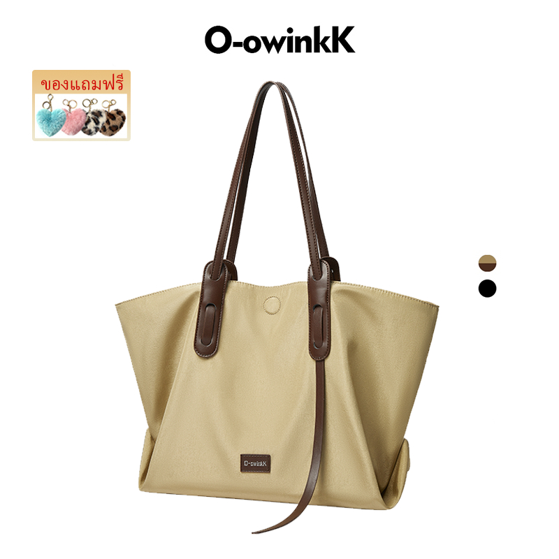 O-owinkK Lumarc Bag กระเป๋าถือ กระเป๋าผ้า สำหรับผู้หญิง ความจุใหญ่ สไตล์กันน้ำ ทนทาน