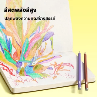 Kasimir สีไม้ ดินสอสี ดินสอสีไม้ 12/24 สี เนื้อเนียนนุ่ม สามารถลบด้วยยางลบได้