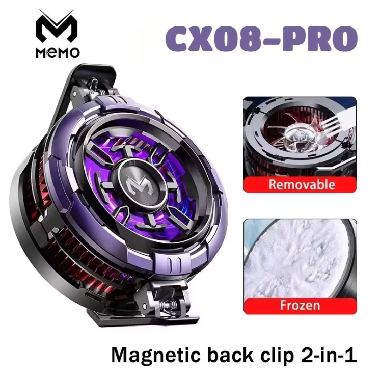 MEMO CX08 Pro โทรศัพท์มือถือ ICE Semiconductor Magnetic Frozen PUBG เกม Cooler สําหรับ IOS Universal