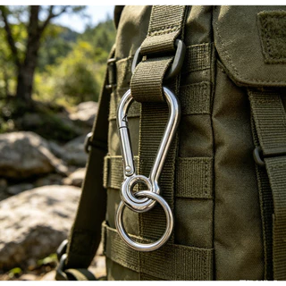 [Bestt] M10/11/12/13/14 Standard Snap Hook 304 ตะขอสปริงสแตนเลสเชื่อมต่อตะขอคาราไบเนอร์ตะขอริกสแน็ปหมุนความปลอดภัยหัวเข็มขัดโซ่หัวเข็มขัดเชือก