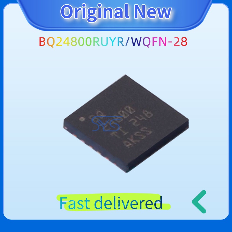 2pcs ใหม่ BQ24800RUYR BQ24800 WQFN-28 แบตเตอรี่การจัดการชิป IC 24800