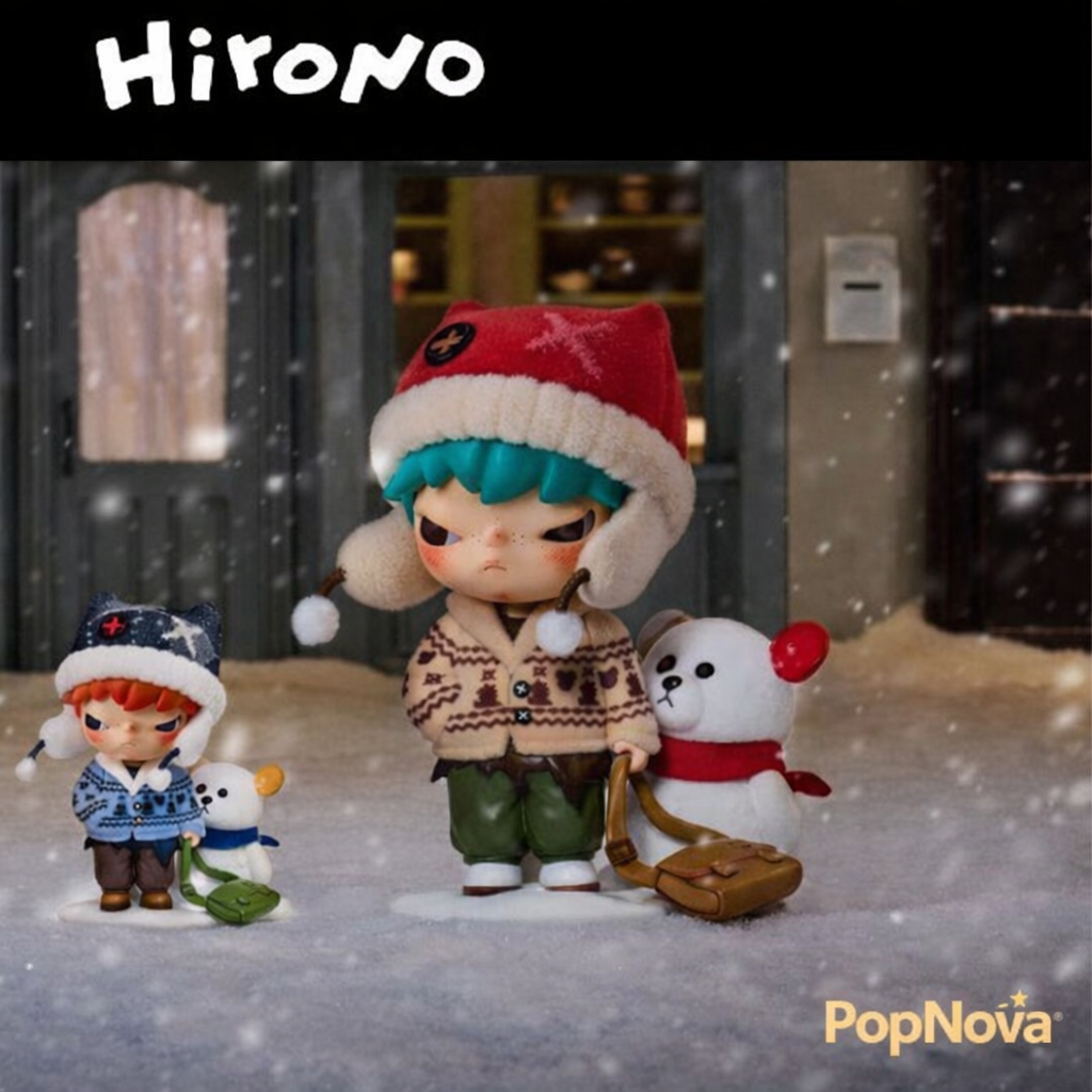 POP MART HIRONO BEFORE THE SNOW MELTS 16 ซม.รูปของเล่นของขวัญตัวเลขกล่องตาบอดActionของเล่นรูปของขวัญวันเกิดของเล่นเด็ก