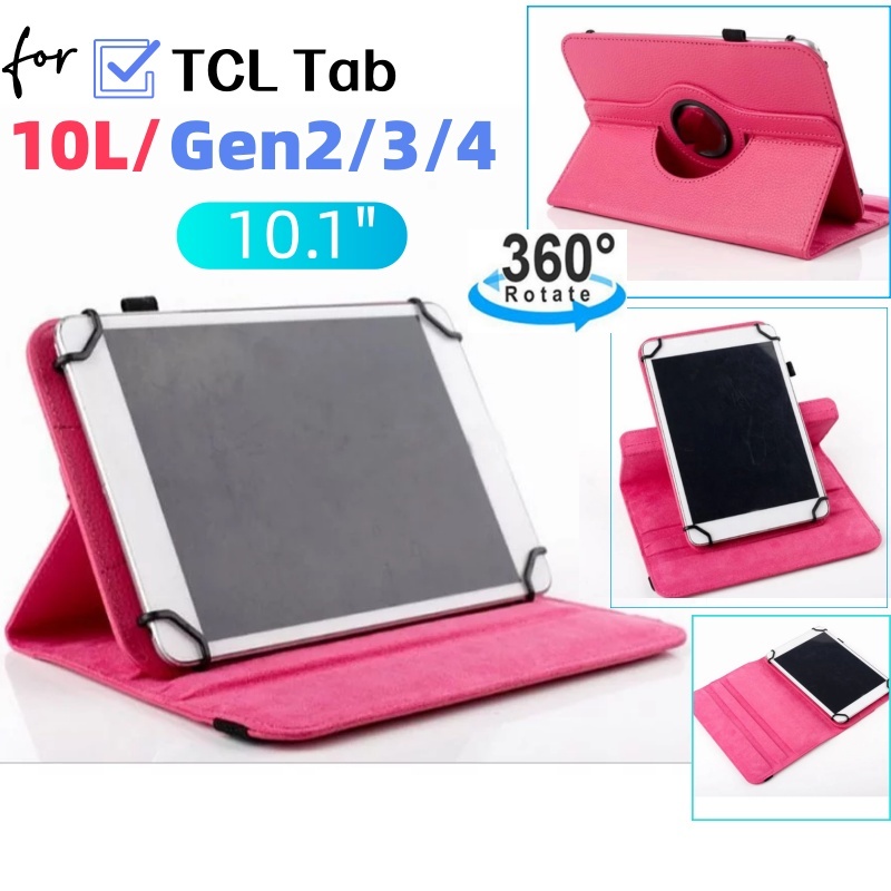 สําหรับ 360 หมุน Universal สําหรับ TCL Tab 10L Gen2/Gen3/Gen4 10.1 8491X 8492A 8493A 8193A 8483A PU 