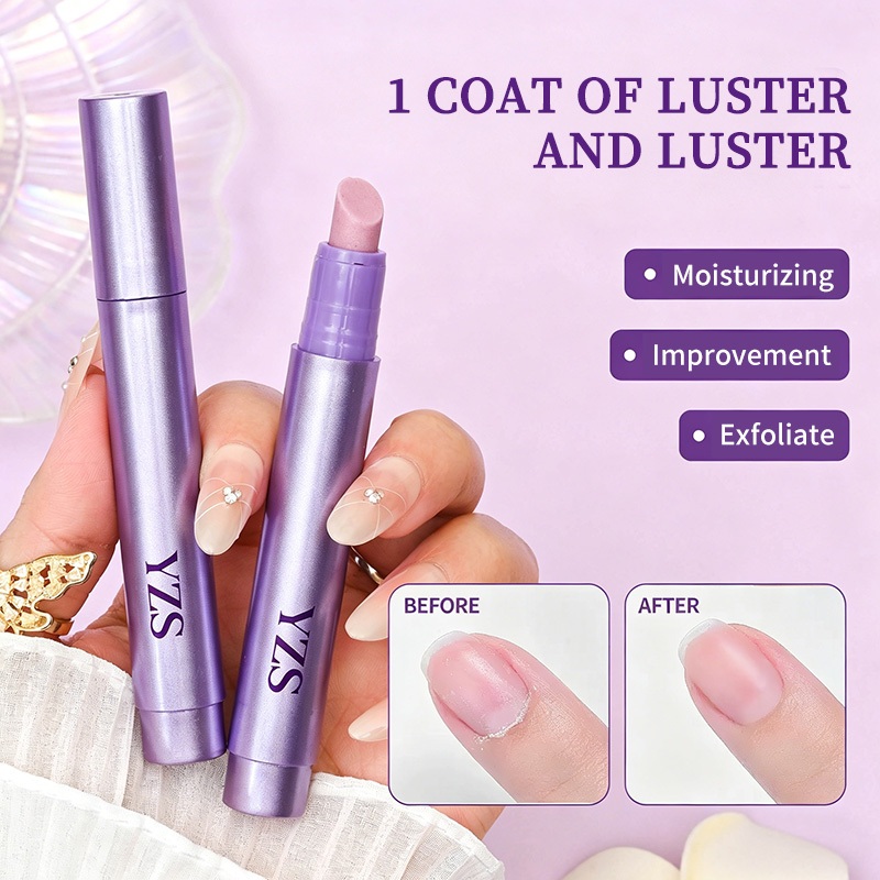 【Local】แบบพกพาเซรามิค Cuticle Pusher ปากกาเล็บน้ํามันปากกา Dead Skin Remover เครื่องมือเล็บ Cuticle น้ํามันปากกา