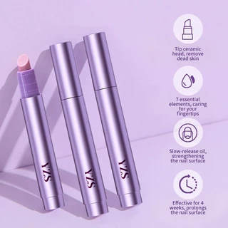 【Local】แบบพกพาเซรามิค Cuticle Pusher ปากกาเล็บน้ํามันปากกา Dead Skin Remover เครื่องมือเล็บ Cuticle น้ํามันปากกา