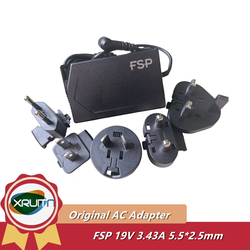 ใหม่ Original FSP 19V 3.43A AC Power Adapter Charger สําหรับ Intel NUC NUC7i3BNH FSP065-10AABA Mini 