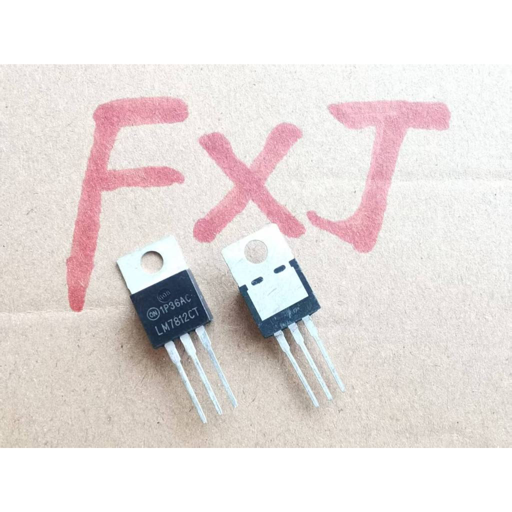 ((10 ชิ้น) ยี่ห้อใหม่ LM7812CT LM7812C In-Linear เครื่องปรับแรงดันไฟฟ้าเครื่องปรับแรงดันไฟฟ้าสามปลาย