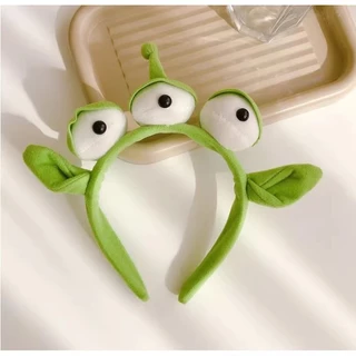 💕Disney กรีนแมน Greenman เอเลี่ยน ใส่ปาร์ตี้ ของขวัญ คอสเพลย์ น่ารัก สไตล์เกาหลี พร้อมส่ง ส่งไว ที่คาดผม มี6แบบ สามตา