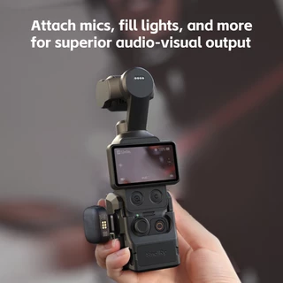 กรง SmallRig สําหรับ DJI Osmo Pocket 4 (Basic Edition)/รองรับ/รองรับได้/ชุดเคสซิลิโคน/รองรับเมาท์สําหรับ DJI Osmo Pocket 4 #6002/6003/6004/6007/6008/6005