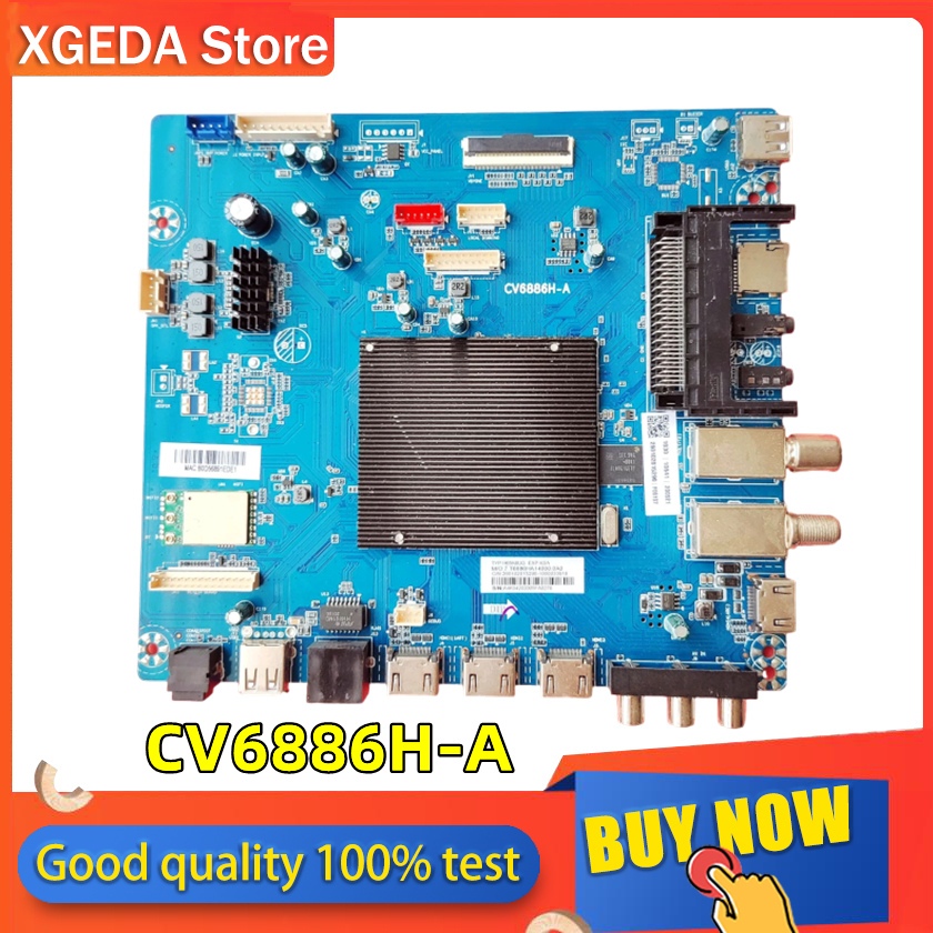CV6886H-A Original 4K TV LE65K6600UG WiFi เครือข่ายเมนบอร์ด CV6886H ทดสอบดี