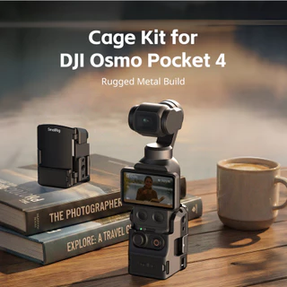 กรง SmallRig สําหรับ DJI Osmo Pocket 4 (Basic Edition)/รองรับ/รองรับได้/ชุดเคสซิลิโคน/รองรับเมาท์สําหรับ DJI Osmo Pocket 4 #6002/6003/6004/6007/6008/6005