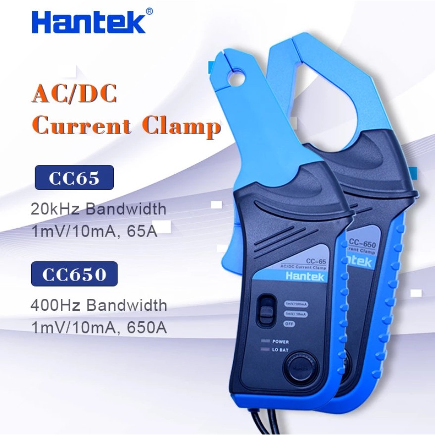 Hantek CC-65 CC650 AC/DC Current Clamp Meter Hantek Digital Current Clamp Meter สําหรับ Oscilloscope