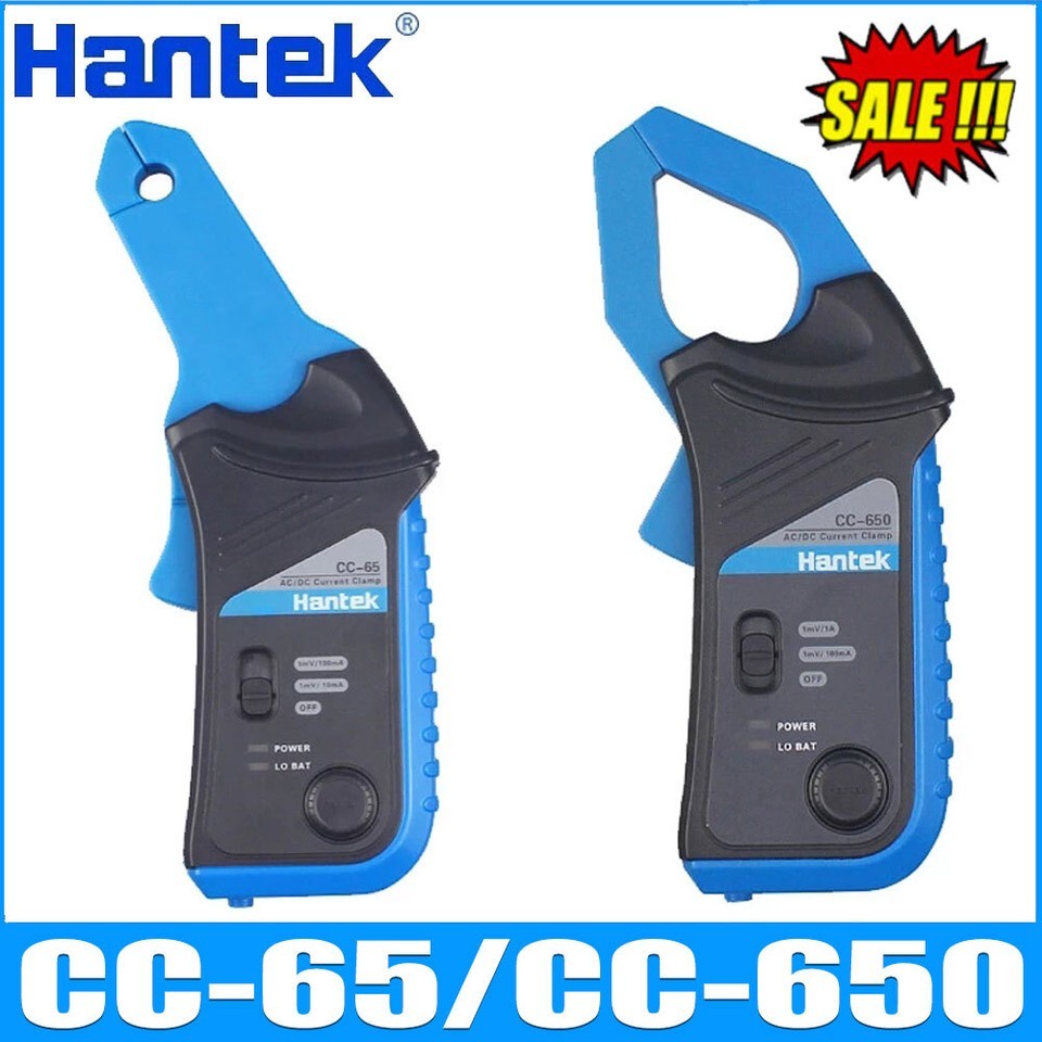 Hantek CC-65 CC650 AC/DC Current Clamp Meter Hantek Digital Current Clamp Meter สําหรับ Oscilloscope