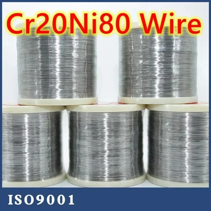 Cr20Ni80 Nichrome ความต้านทานลวด 0.1-0.8 มม.องค์ประกอบความร้อนม้วนสําหรับเครื่องตัดโฟมความร้อนเครื่อ