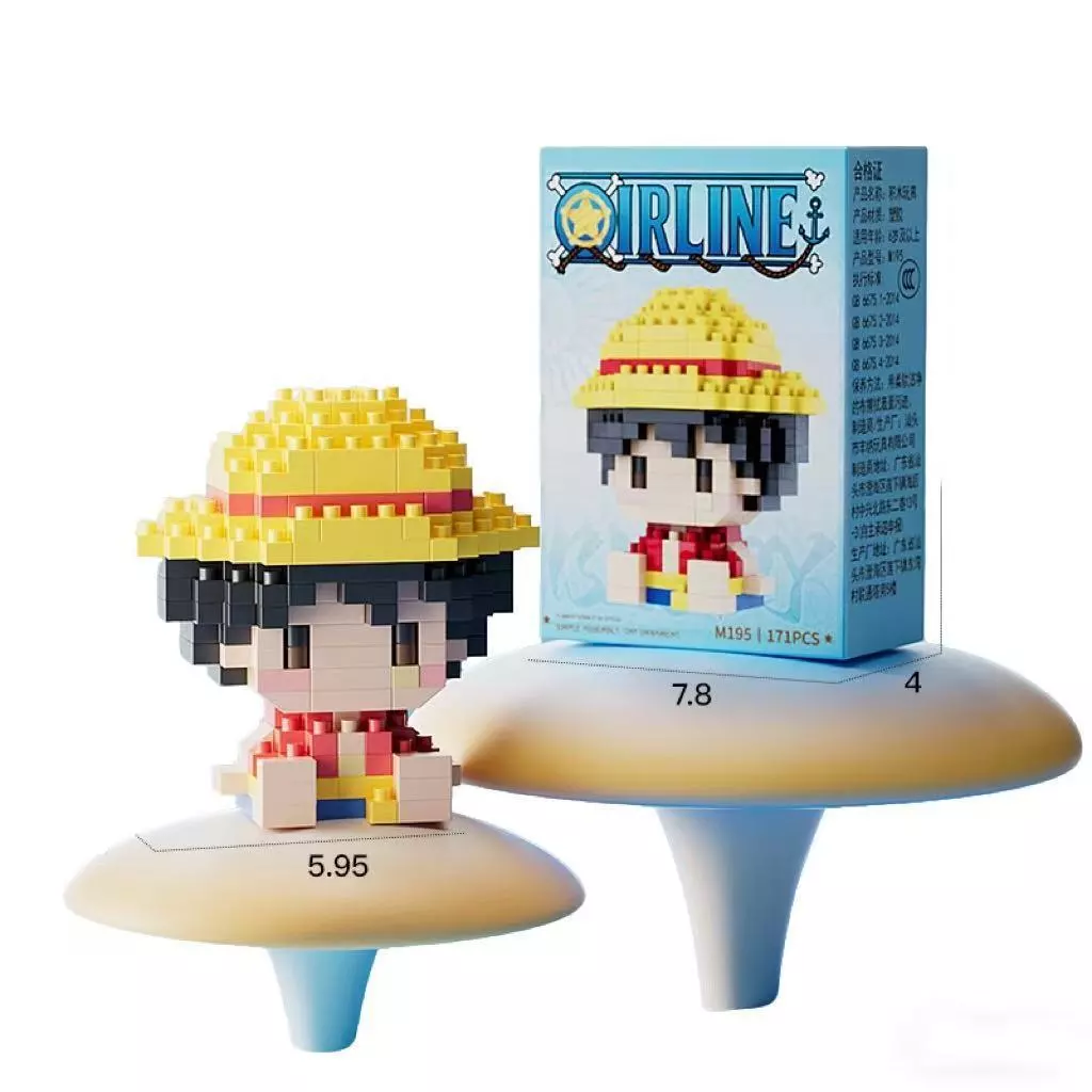 Nlnm การ์ตูน Micro Building Blocks m195-m214 ธีมโจรสลัด thumbnail 5