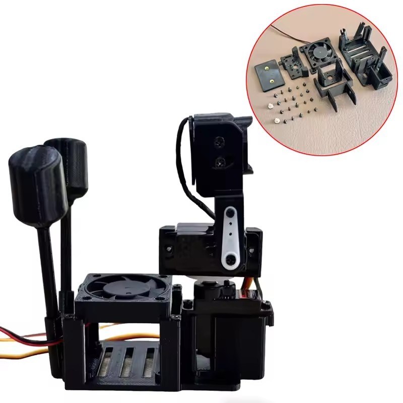1 ชุดสําหรับ DJI O4 Pro Air Unit Servo-Control Gimbal Mounting Bracket เดี่ยว Dual-Axis Fixed Holder