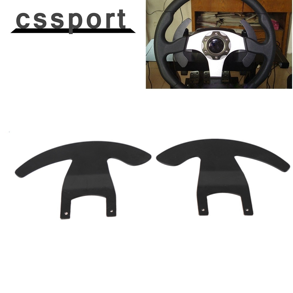 2 ชิ้นพวงมาลัย Controller Paddle Shifter อัพเกรดสําหรับ Logitech fit 14 นิ้วพวงมาลัยลึก Racing Car เกม