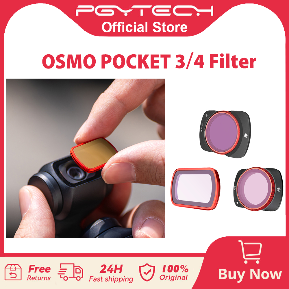 PGYTECH OSMO POCKET 3/4 Filter CPL/UV/VND Filter (2 ถึง 5-Stop)/ND Set (ND 8 16 32 64)/Black Mist 1/