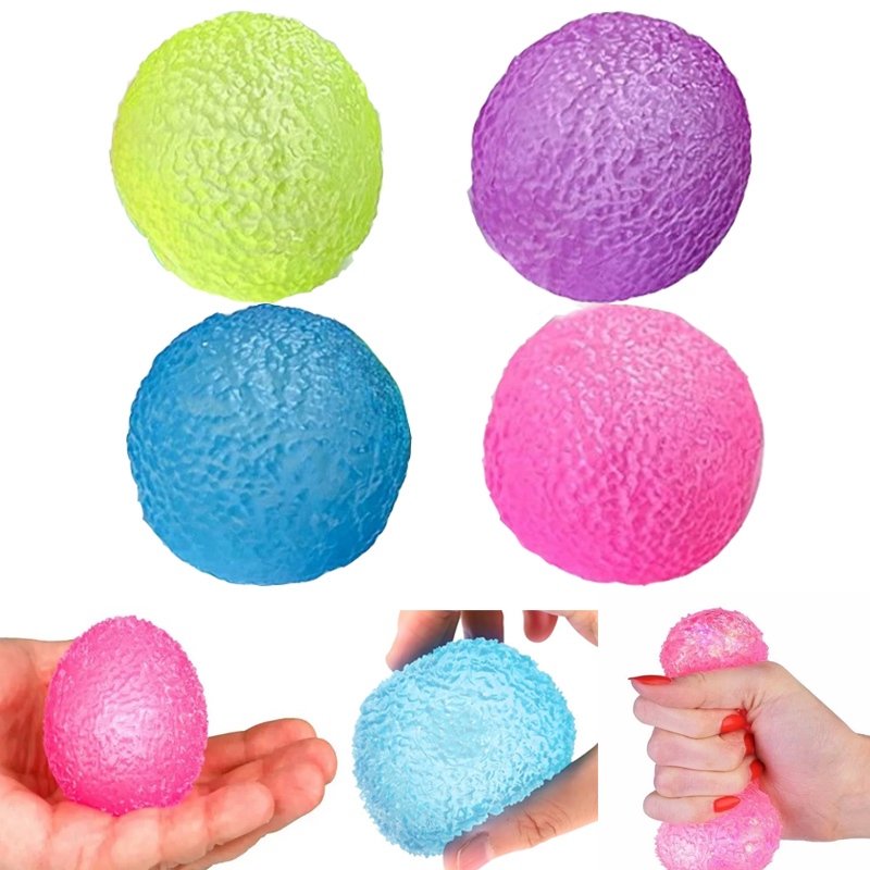 Squishy Stress Balls Texture Ice Ball Maltose Squeeze ของเล่นเด็กผู้ใหญ่ Quiet Sensory Fidget ของเล่นของขวัญ