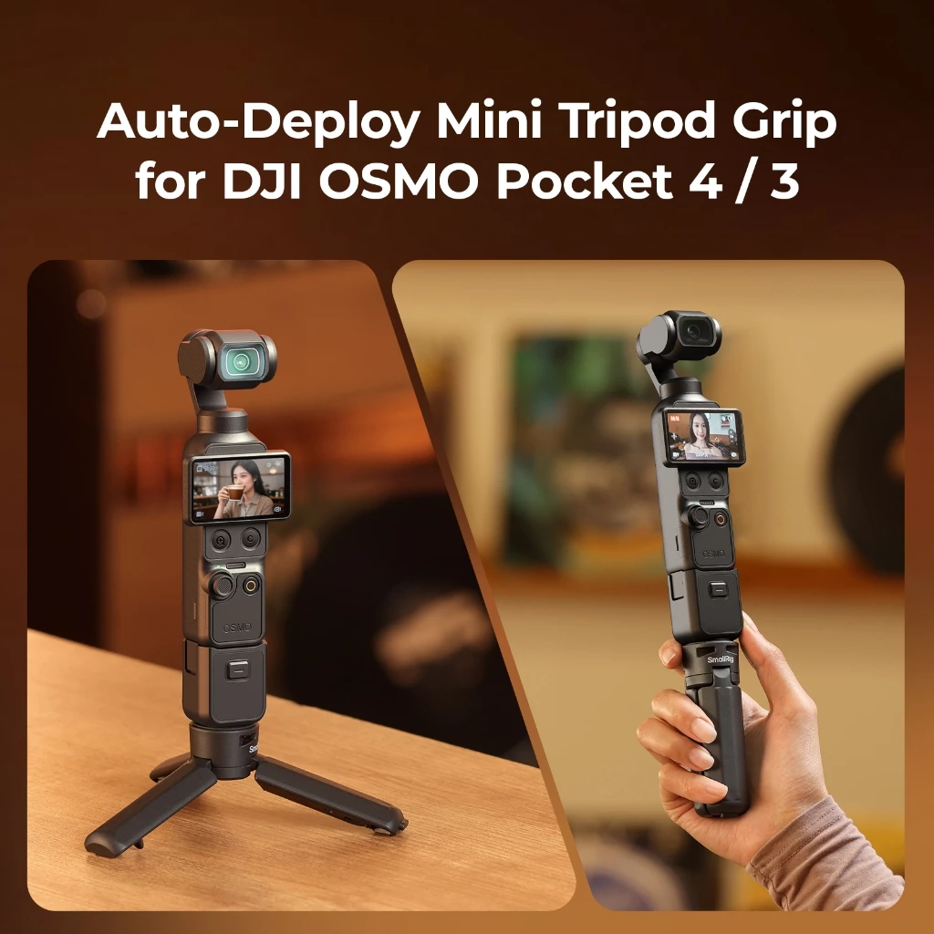 SmallRig mini ขาตั้งกล้อง / Chest Mount / สายรัดกระเป๋าเป้สะพายหลัง / สายรัดกระเป๋าเป้สะพายหลัง Clip Mount สําหรับ DJI Osmo Pocket 4 / 3 #6049 #6050 #6051 #6052