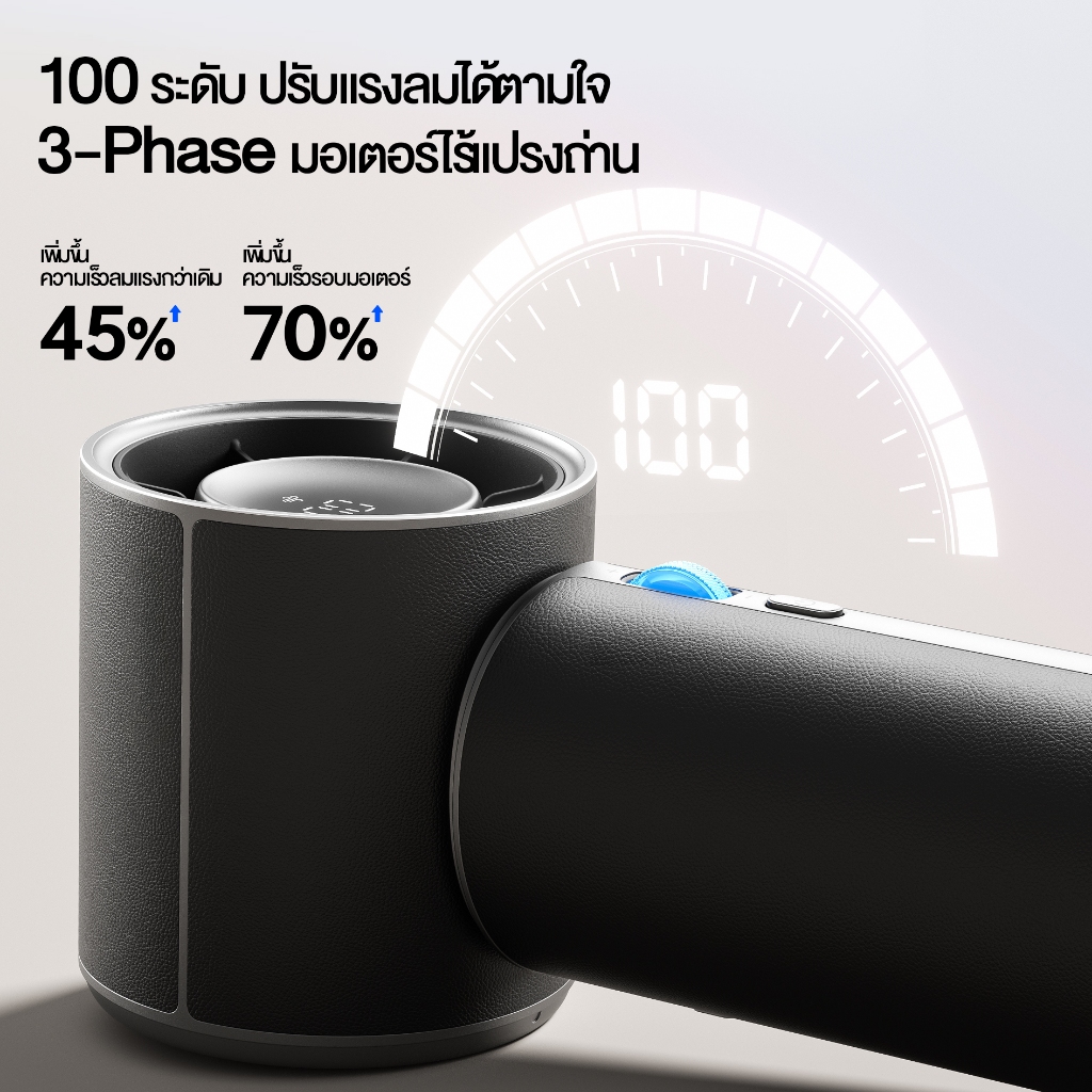 【สินค้าเข้าใหม่】JisuLife Pro1 Mini พัดลมพกพาหอมสดชื่น ช่องน้ำหอมแม่เหล็ก ปรับลม 100 ระดับ ลมแรงทรงพลัง ดีไซน์หนังพรีเมียมสัมผัสหรูหรา พัดลมมินิเทอร์โบ พัดลมคล้องคอไร้สาย เย็นเร็ว เงียบสนิท แบตอึด 9000mAh ชาร์จไว 2.5h พัดลมมือถือคุณภาพสูง ราคา ถูกที่สุด ดีลบีเคเค แกลเลอรีภาพที่ 7