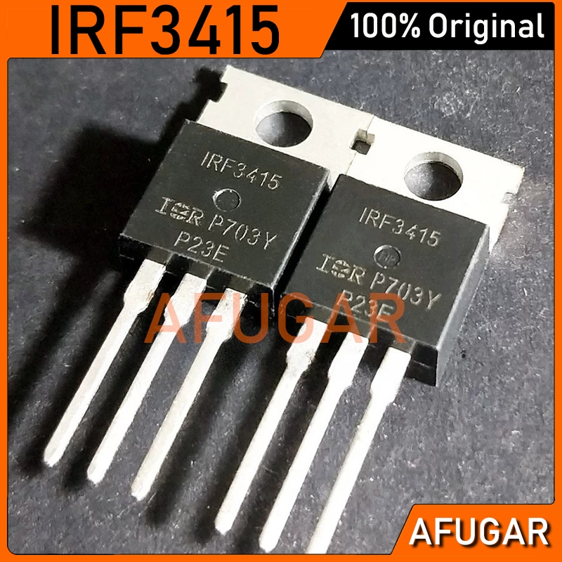 5pcs Original IRF3415 TO-220 IRF3415PBF TO220 43A/150V N-Channel Power MOSFET ทรานซิสเตอร์ใหม่
