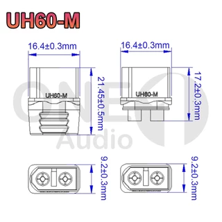 OneAudio 1 คู่ ผู้-เมีย ปลั๊ก คอนเนคเตอร์ XT60 ชุบทอง มีฝาปิด, าร์ก จุกปิด แป้น เต้ารับ ฝาปิด Connector XT60 ปลั๊กเชื่อมต่อก ขั้วต่อแบตหัว