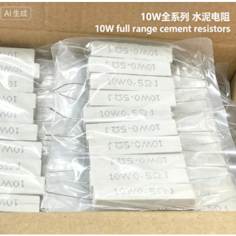 10pcs 10 วัตต์เซรามิค Wirewound Resistor 10W 5% 43K 47k 51KJ 68K Ohm แนวนอน SQP ตัวต้านทานซีเมนต์