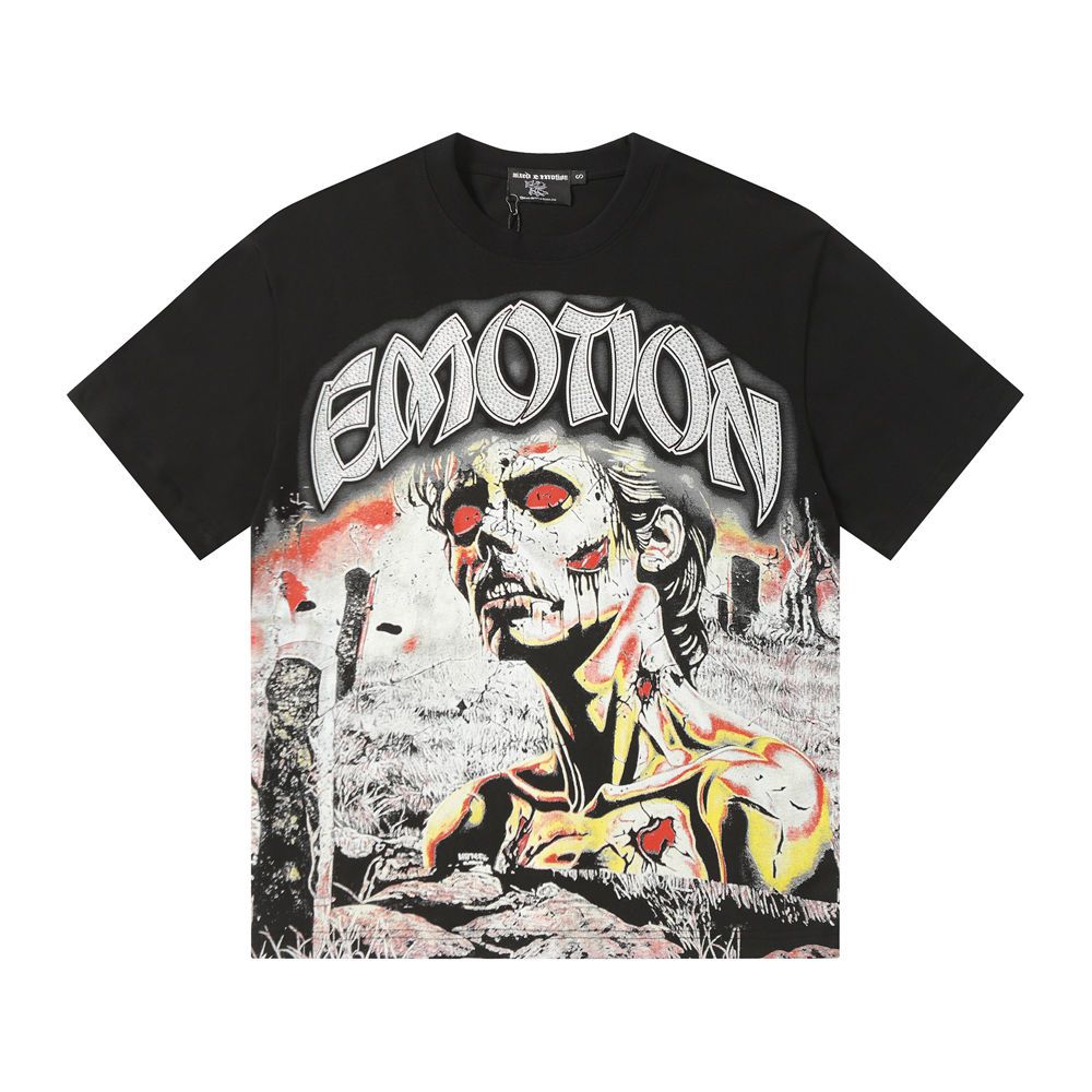 Mixed Emotion Mens เสื้อยืด Red Eye Iron Diamond เสื้อยืด