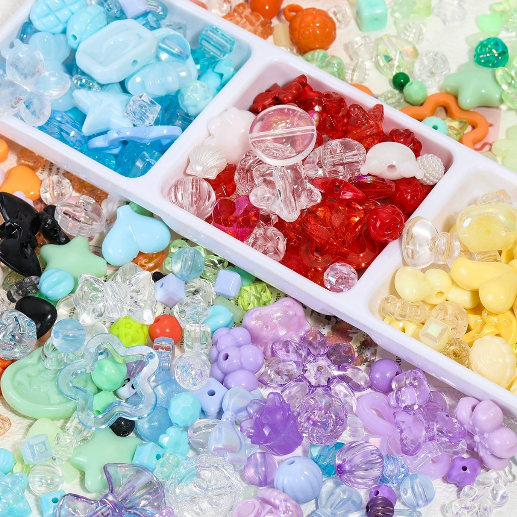 ลูกปัดอะคริลิค 20 กรัมสีผสมสำหรับ diy เครื่องประดับสร้อยคอสร้อยข้อมือทำอุปกรณ์เสริม