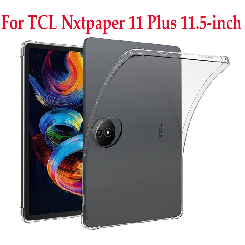 สําหรับ TCL Nxtpaper 11 Plus 11.5 นิ้วโปร่งใส TPU เคสแท็บเล็ตแบบนุ่ม
