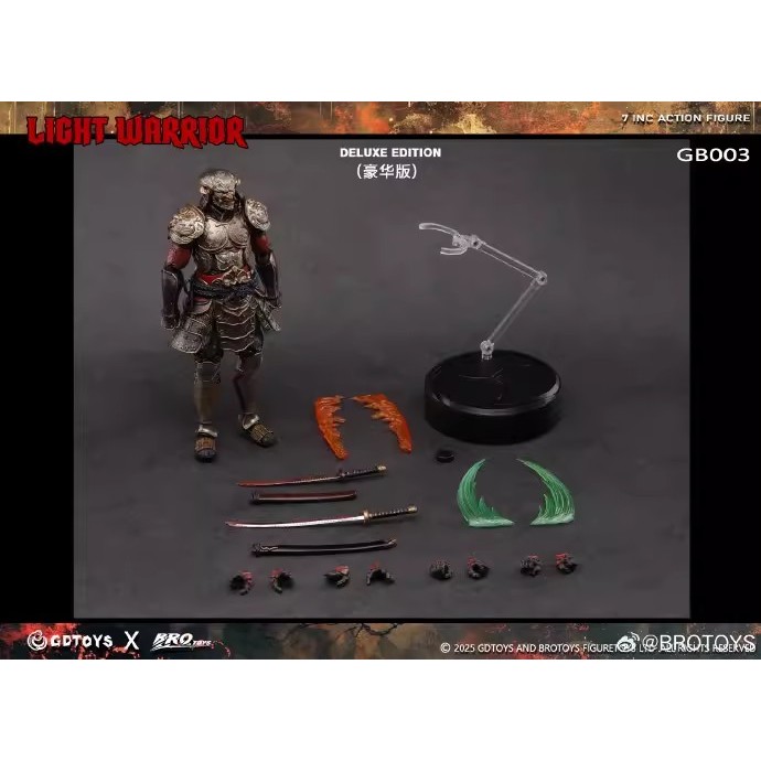 BROtoys X GDtoys 1/12 Tekken Light Warrior Deluxe Action Figure