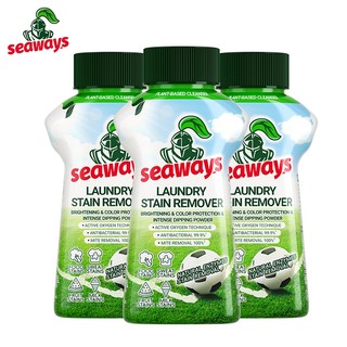 Seaways Laundry Stain Remover removal shoes&clothes Detergent Bleach Powder brightening&refreshing