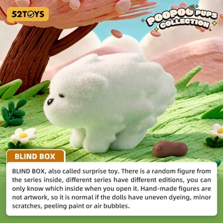 52TOYS PooPoo Pups Collection Series Blind Box Figure Toy