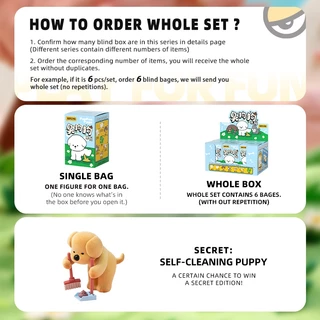 52TOYS PooPoo Pups Collection Series Blind Box Figure Toy