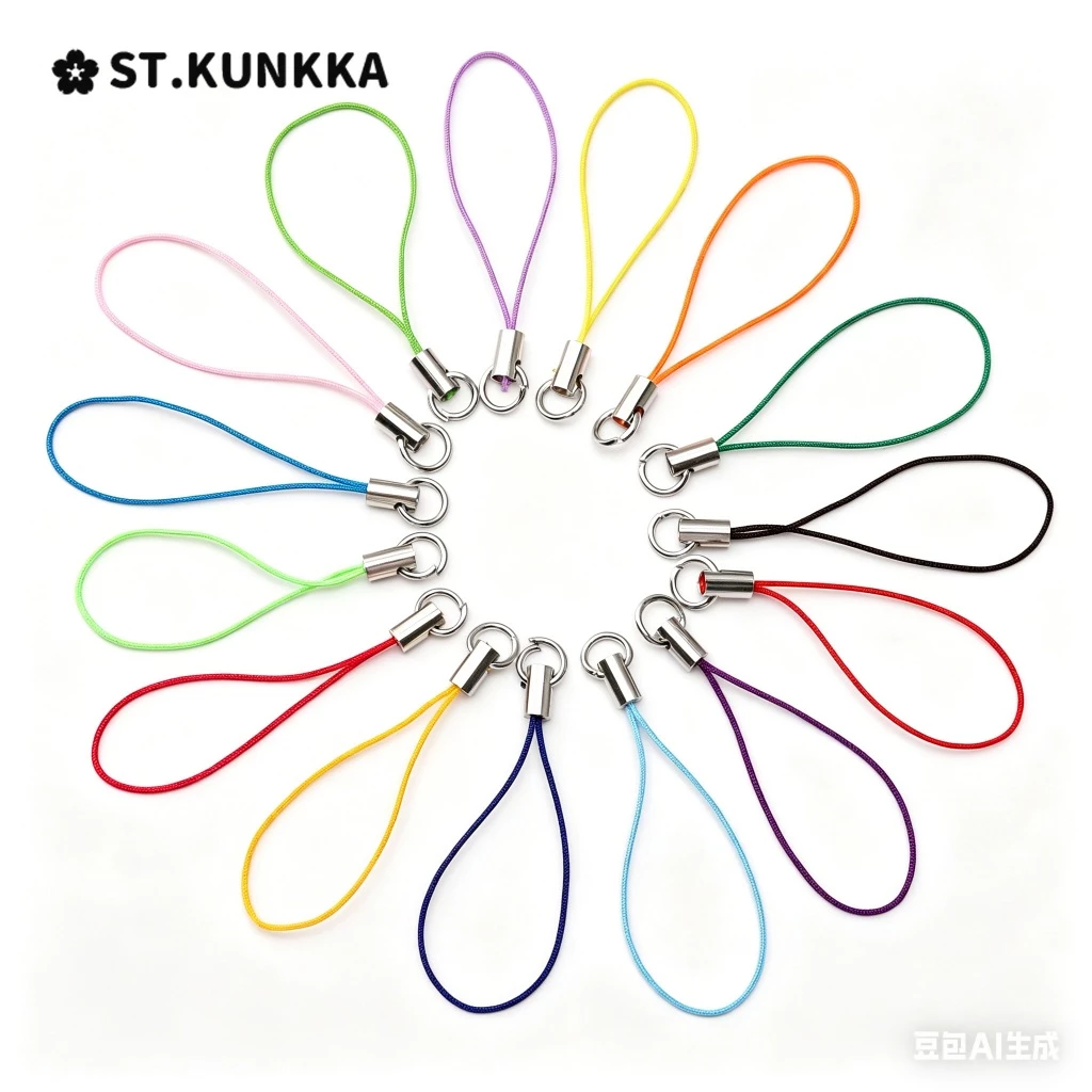 20-100 ชิ้น/แพ็ค Lanyard Strap พวงกุญแจสายไฟ กุญแจรถ cellphone lariat ผู้ถือพวงกุญแจ (สายโทรศัพท์) Lanyard Diy Accessory