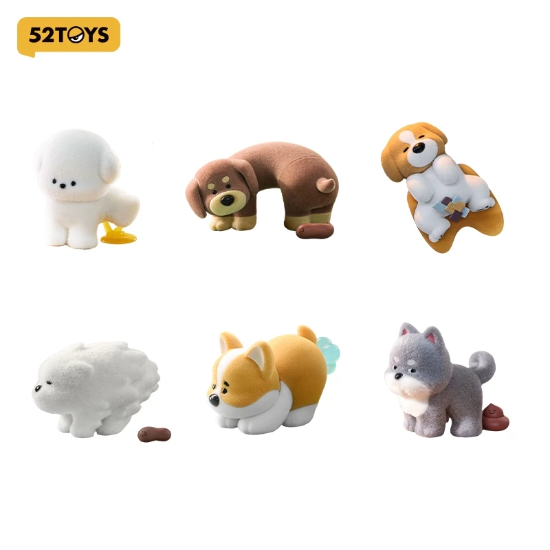 52TOYS PooPoo Pups Collection Series Blind Box Figure Toy(Whole Set)