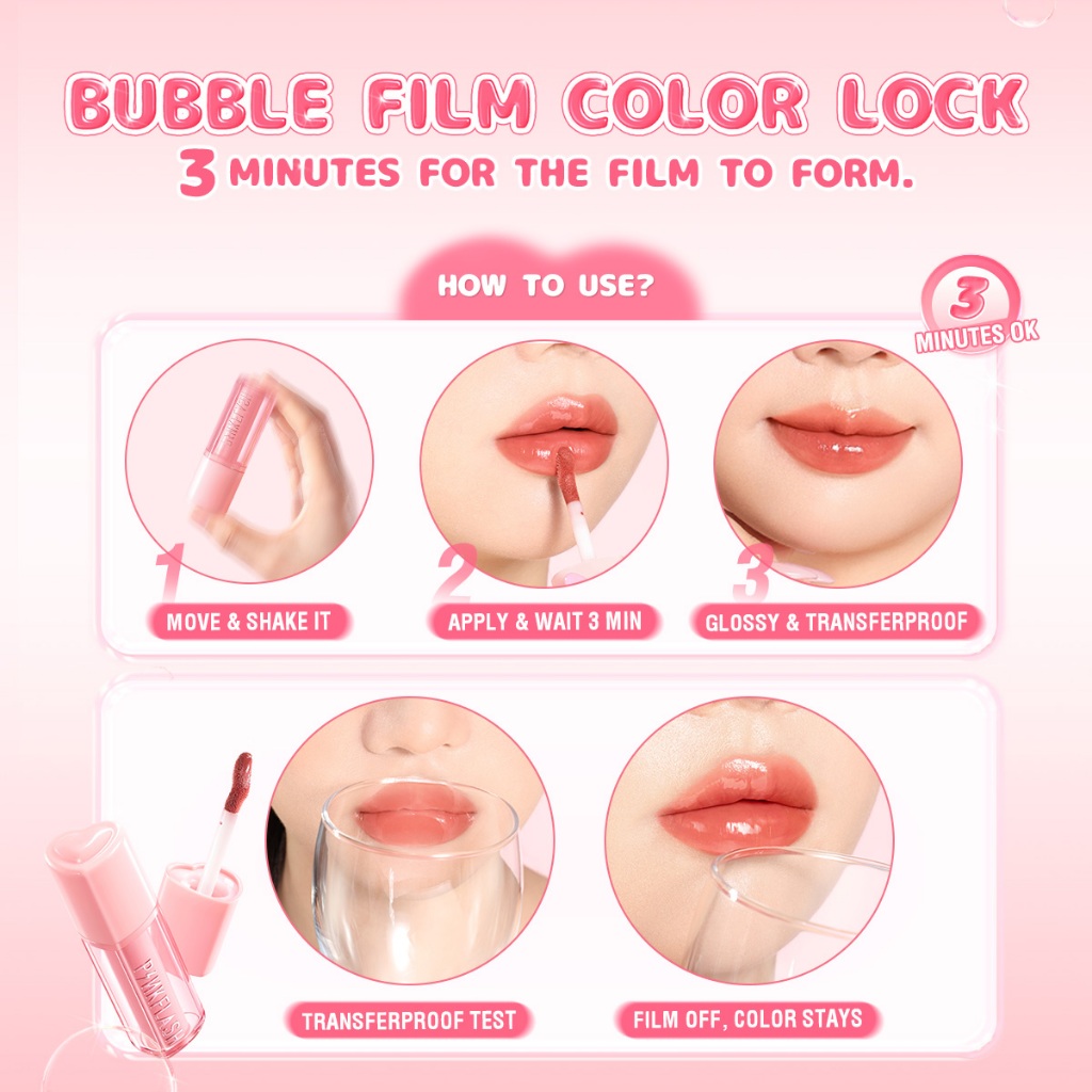 PINKFLASH تينت Bubble Glowy غير ناقل — صورة 7