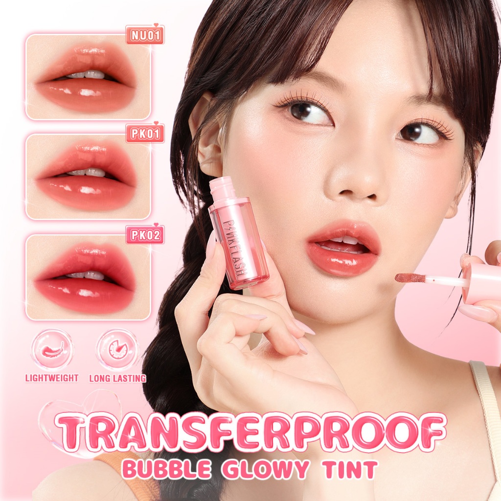 PINKFLASH تينت Bubble Glowy غير ناقل — صورة 2