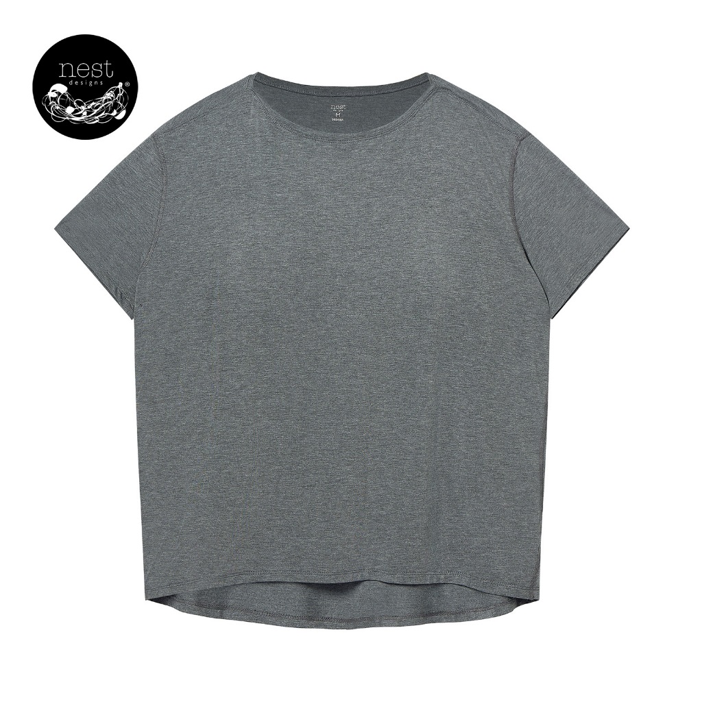 เสื้อสตรีแขนสั้น ทรงยก คอกลมแบบเรือ