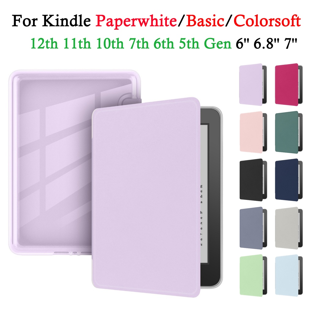 สําหรับ Kindle Paperwhite 12th 11th 10th 8th 7th 6th 5th 7 6.8 6 อะคริลิค E-Reader Case Kindle Color