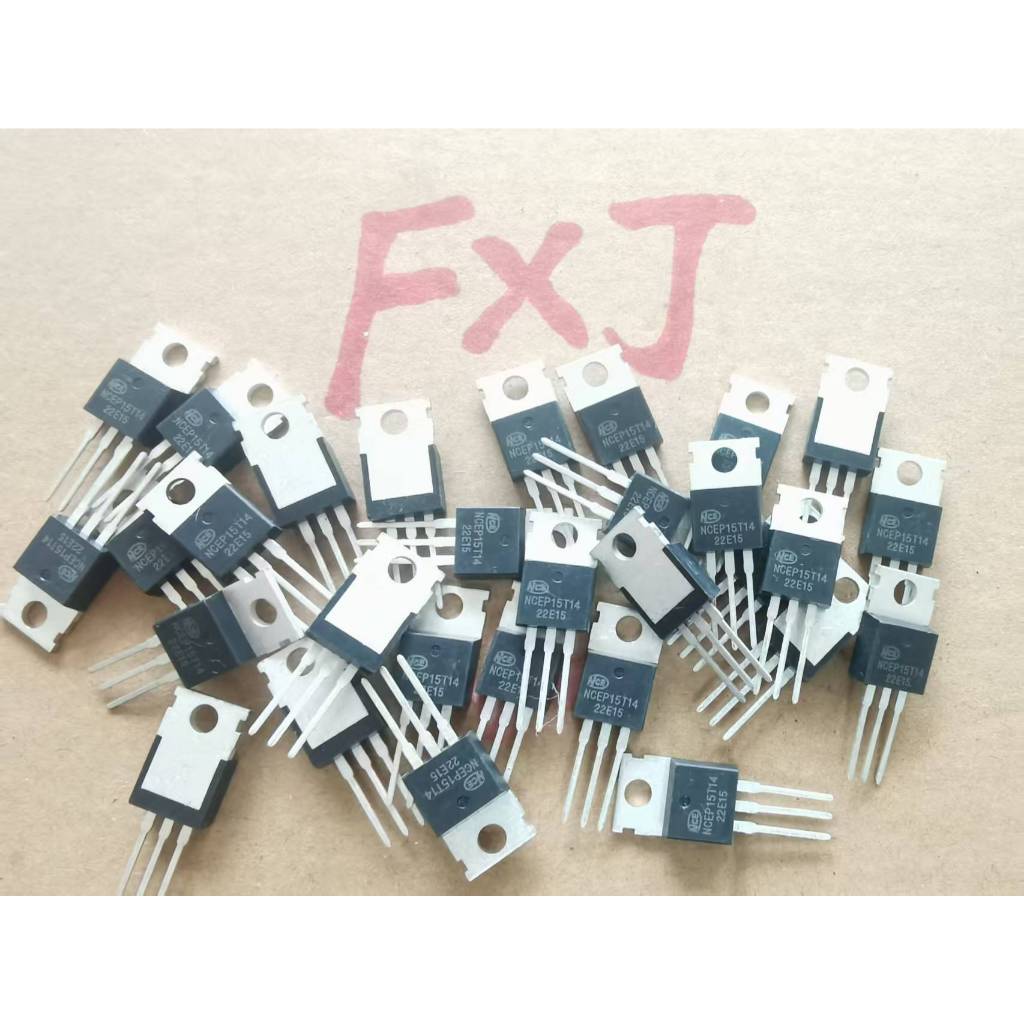 ((10 ชิ้น) NCEP15T14 ยี่ห้อใหม่ TO-220 140A 150V Field Effect Management การถ่ายภาพจริง