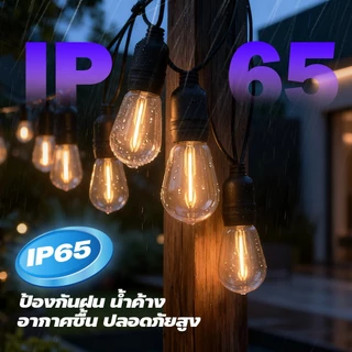 MODI ไฟประดับโซลาร์เซลล์ 7M/10M สไตล์หลากหลาย 3000k IP65 ตรวจจับแสง ไฟประดับสวน พลังงานแสงอาทิตย์