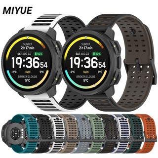 สายซิลิโคนสําหรับผู้เบิกทาง Garmin 265/255/745/570 47 มม. 2 สีซิลิโคนเหลวสําหรับ Garmin vivoactive 5/4/3/Venu 4 45 มม./3/2 สร้อยข้อมือ Garmin Watch สายรัดข้อมือ