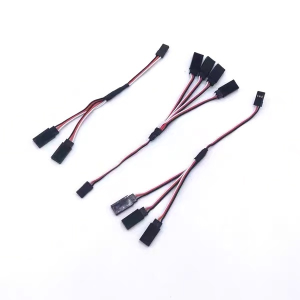 200 มม.Y สไตล์ RC Extension Servo สายไฟสายไฟ 2/3/4 ทางสําหรับเฮลิคอปเตอร์ JR Futaba