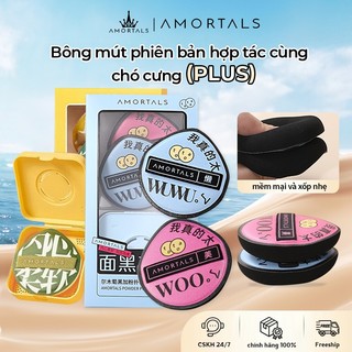 Mút Tán Kem Nền AMORTALS – Bông Phấn Đen Mới Bộ XL Dụng Cụ Trang Điểm Cao Cấp