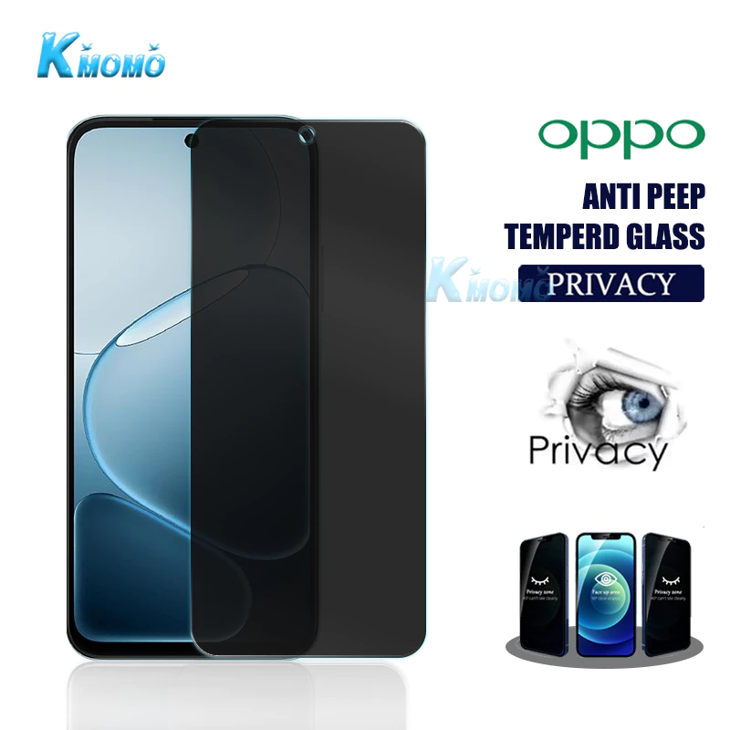 ฟิล์มป้องกันความเป็นส่วนตัว (ฟิล์มกันเสือก) สำหรับ OPPO A6 A6x A6t A5 A5x A5i A3 A3x A60 A79 A38 A18 A78 A58 A98 A1 A57 A77 A77s A96 A76 A95 A74 A17 A17k A16 A16k A15 A15s Reno 15 15F 15C 14 14F 13 13F 12F 11F 8 8z 8t 7 Pro Plus 7z 6 6z 4G 5G