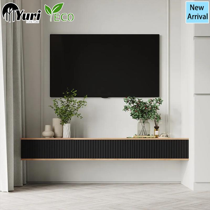 ตู้วางทีวี 6 ฟุต สูงสุด 55/65/75 นิ้ว Tv - Kabinet Tv - ตู้วางทีวี 55/65/75Inkami - Kabinet Rak ตู้วางทีวีติดผนัง Modern Kabinet 140/160/180CM 3 ประตูเป็นมิตรกับสิ่งแวดล้อม