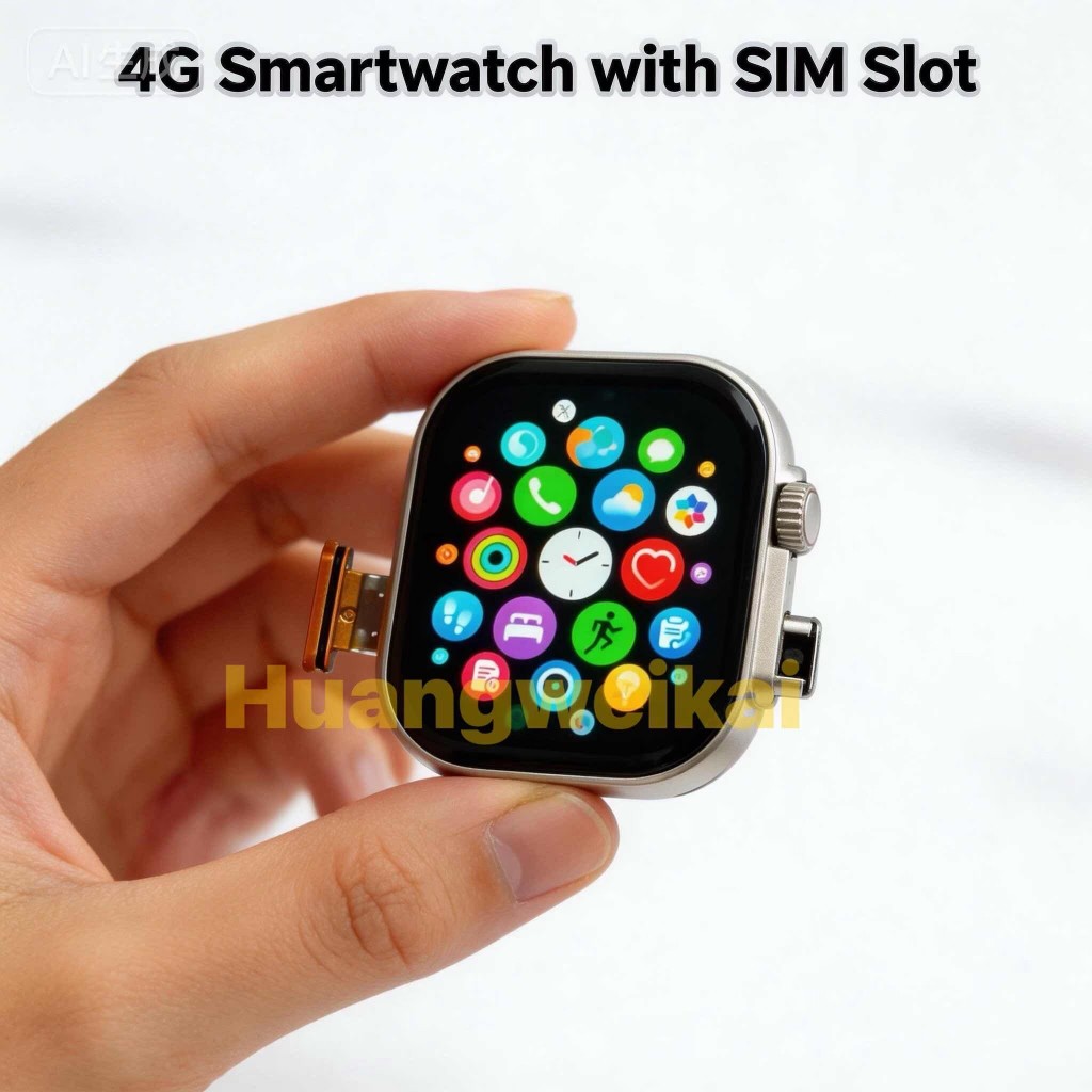 Top1 BW9 pro สมาร์ทวอท์ช 2026 Ultra 3 4G ซิมการ์ดพร้อมกล้องสําหรับ Android IOS ผู้ชายผู้หญิง smartwatch